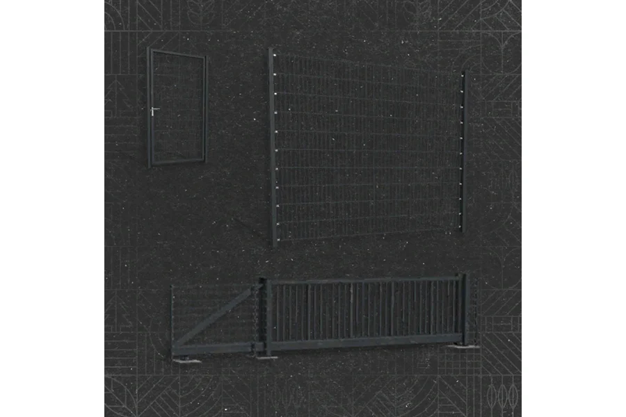 Double Rod Mat Fence Pack