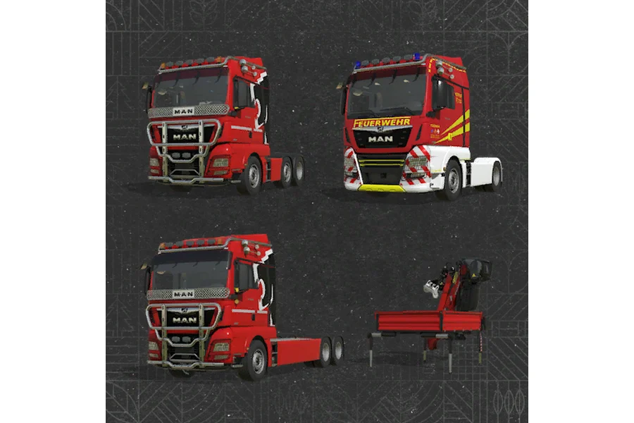 MAN TGX Semi-truck Pack